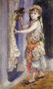 Pierre Renoir Young Girl with a Falcon oil painting